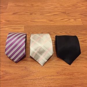Three Donald trump signature necktie’s